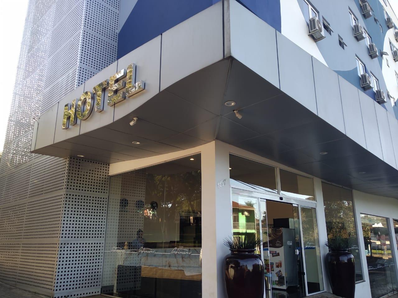 Hotel Portinari Ponte Da Amizade フォス・ド・イグアス エクステリア 写真